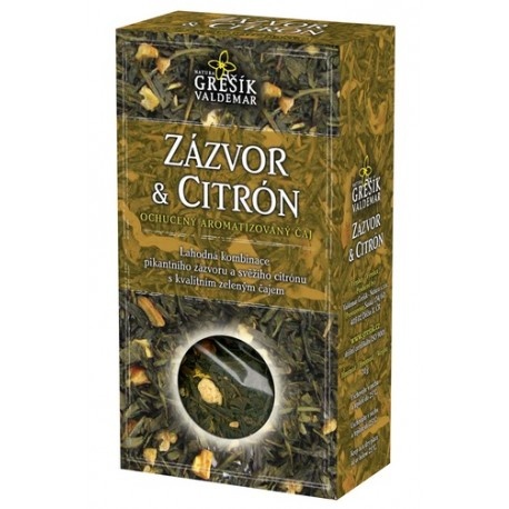 Čaj Zázvor a citrón 70 g Grešík